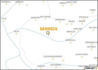 map of Demirözü