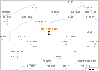 map of Demirtaş