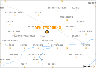 map of Demityanovka