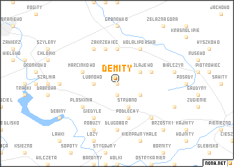 map of Demity