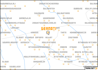 map of Demnati