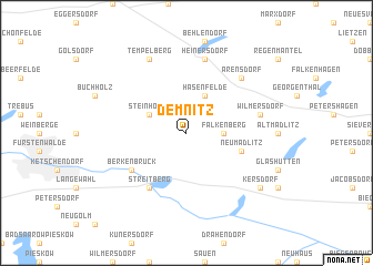 map of Demnitz