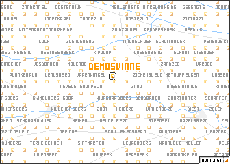 map of De Mosvinne