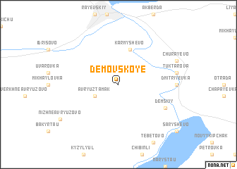 map of Dëmovskoye