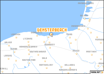 map of Demster Beach