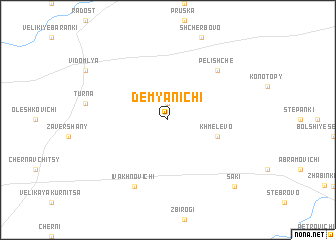 map of Demyanichi