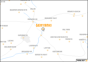 map of Dem\