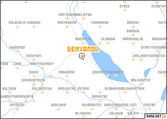 map of Demʼyanov