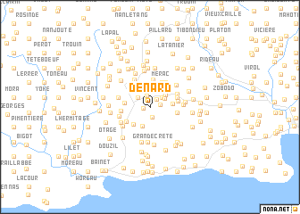 map of Dénard