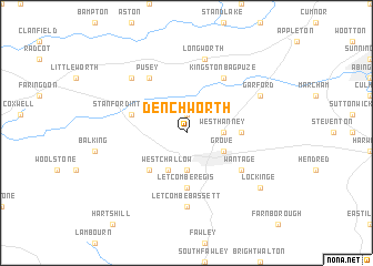 map of Denchworth