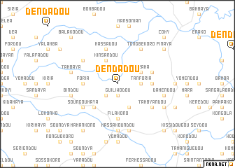map of Dendadou