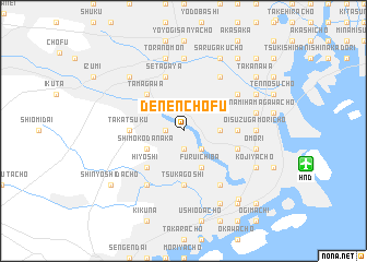 map of Denenchōfu