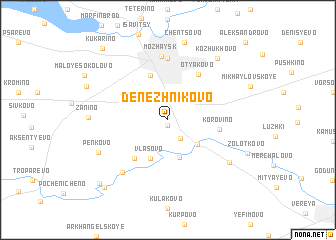 map of Denezhnikovo