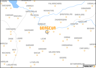 map of Dengcun