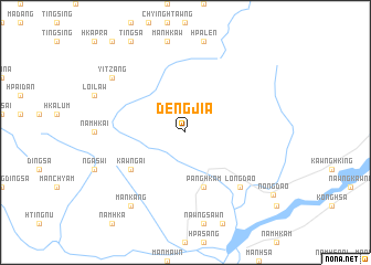 map of Dengjia