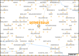 map of Den Heesdijk