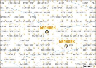 map of Den Hoek