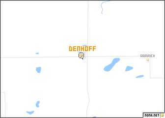 map of Denhoff