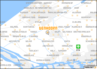 map of Den Hoorn