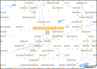 map of De Nieuwe Hoeven