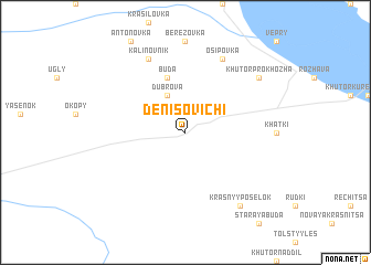 map of Denisovichi