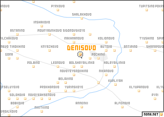 map of Denisovo