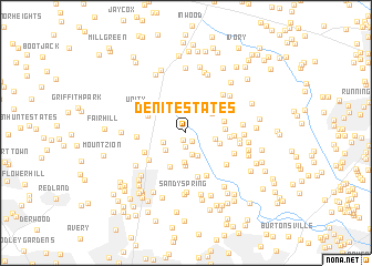 map of Denit Estates
