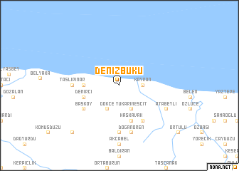 map of Denizbükü