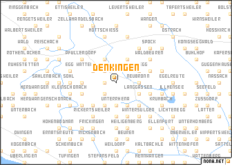 map of Denkingen