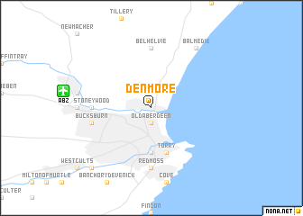 map of Denmore