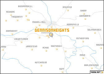 map of Dennison Heights