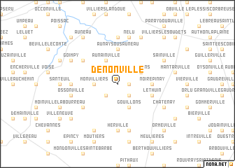 map of Denonville