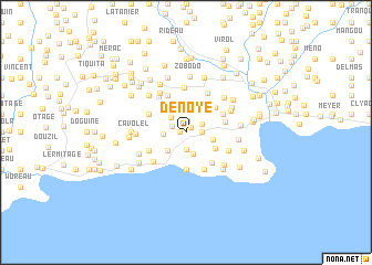 map of Denoye