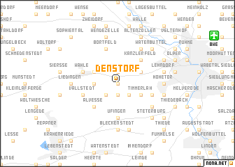 map of Denstorf