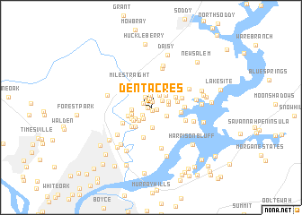 map of Dent Acres