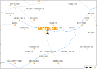 map of Dèntougou