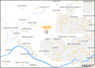 map of Dent