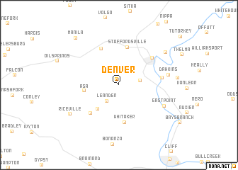 map of Denver