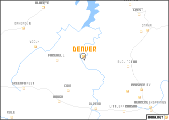 map of Denver