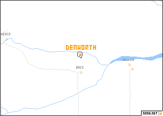 map of Denworth