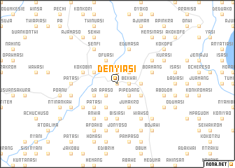 map of Denyiasi