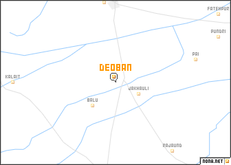 map of Deoban