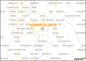 map of Deobāri Gajāria