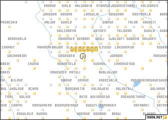 map of Deogaon