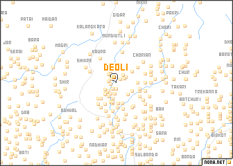 map of Deoli