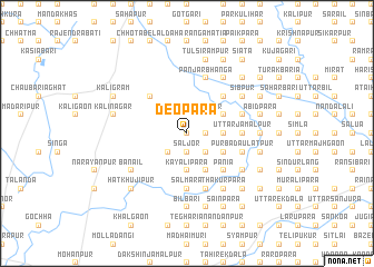 map of Deopāra