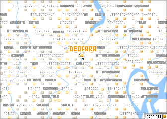 map of Deopāra