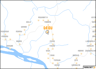 map of Déou
