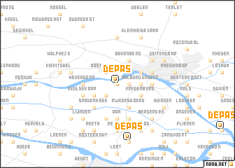 map of De Pas