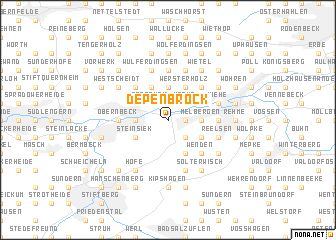 map of Depenbrock